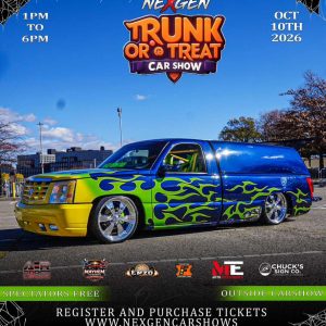 Nexgen trunk or treat Car Show CT October 10th 2026
