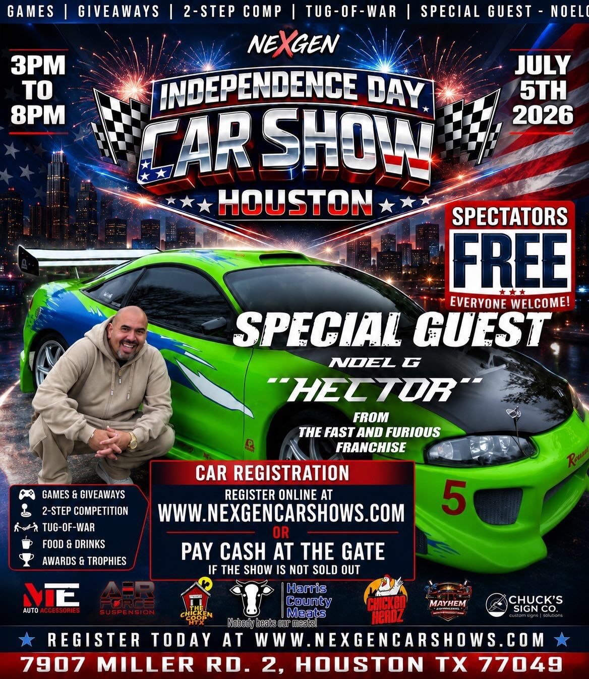 Nexgen Independence Day Car Show Houston